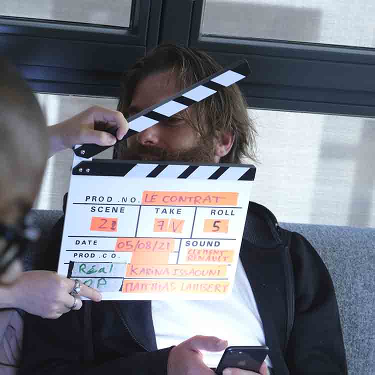 tournage clap tournage clap